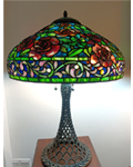 tiffany studio antique flower table lamp